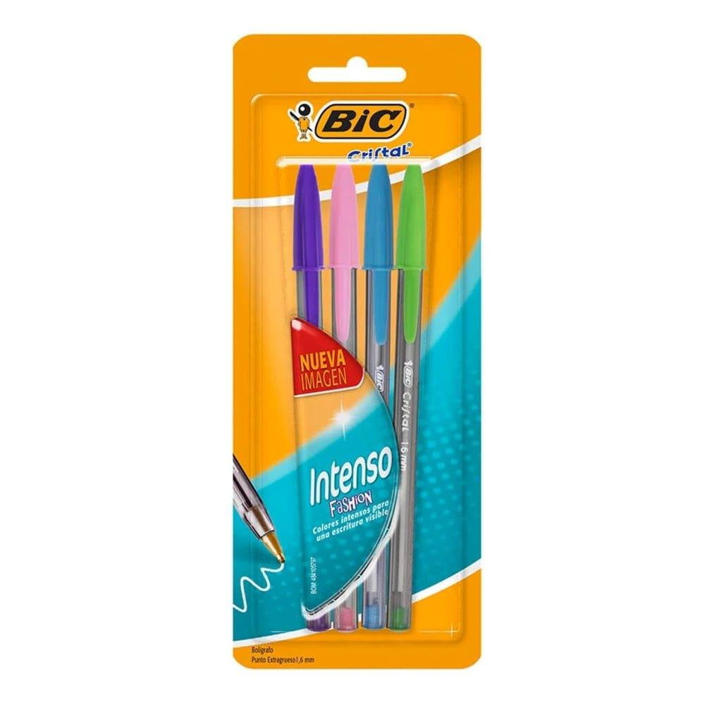  Bic Cristal - Bolígrafos multicolor, varios colores