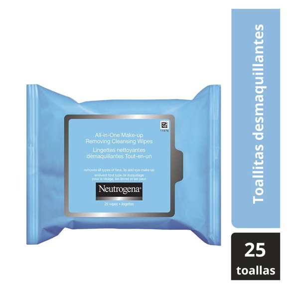 Toallitas desmaquillantes Neutrogena 25 pzas