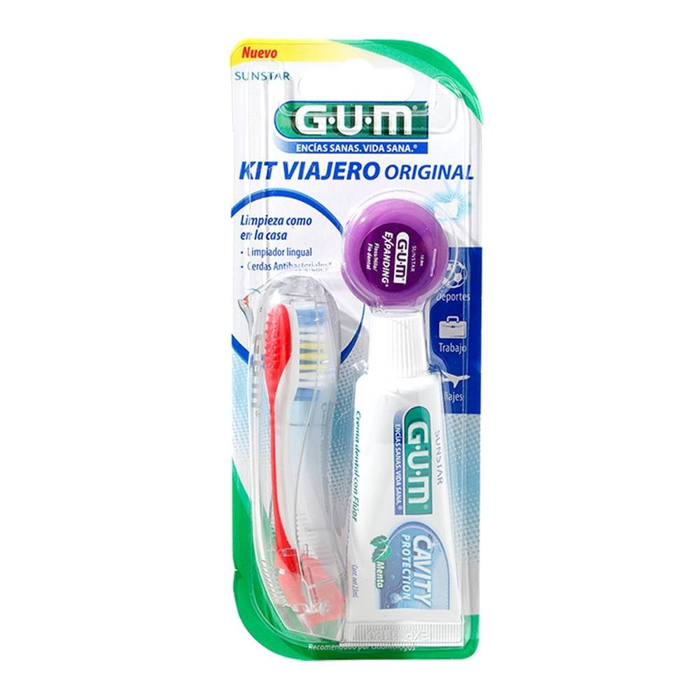 Kit dental GUM de viaje 3 pzas