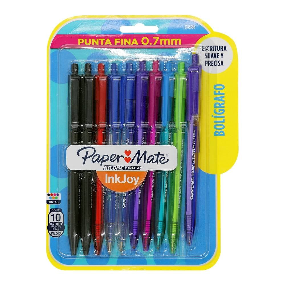 Boligrafos de Gel Paper Mate 10 Piezas