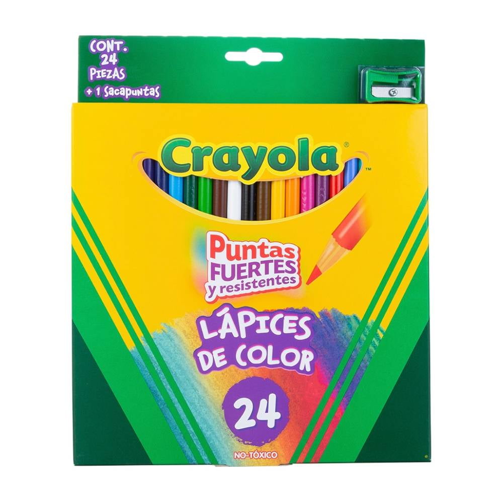 Lápices de colores Crayola 24 pzas
