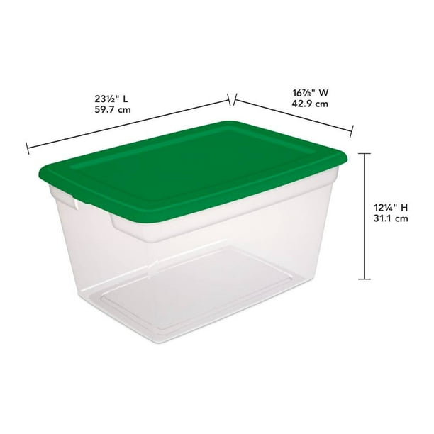 Caja Multiusos Joy de Plástico para 15 L Verde