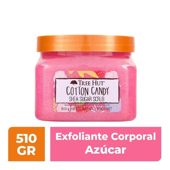 Exfoliante corporal Tree Hut algodón de azucar 510 g