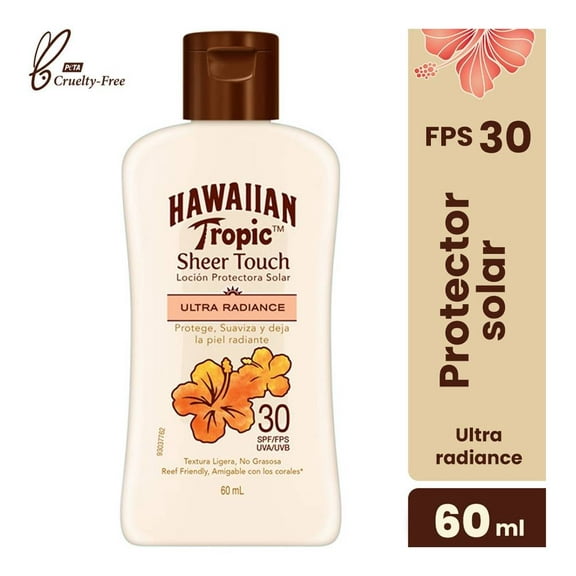 Protector Solar Hawaiian Tropic Sheer Touch sheer touch fps 30 ultra radiance 60 ml