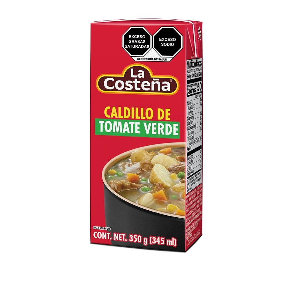 Caldillo de tomate verde La Costeña tomatillo broth 350 g Walmart