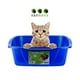 thumbnail image 3 of Arenero para Gato Fancy Pets Grande Azul, 3 of 3