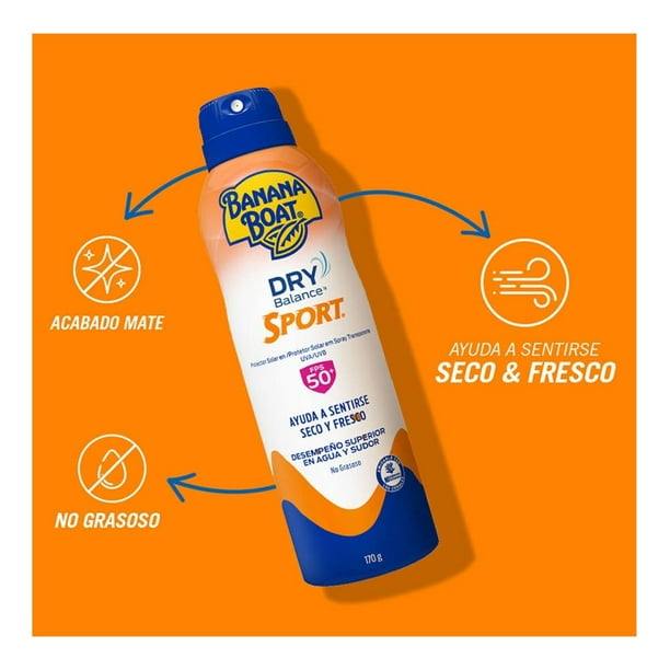 Protector Solar Banana Boat Dry Balance Sport FPS 50 + 60 ml