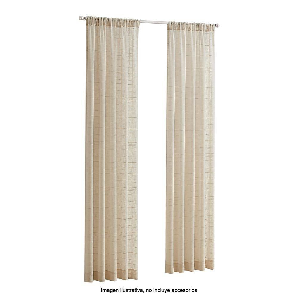 Cortinas Bloqueadoras de Luz Member's Mark Beige 4 pzas a precio de socio