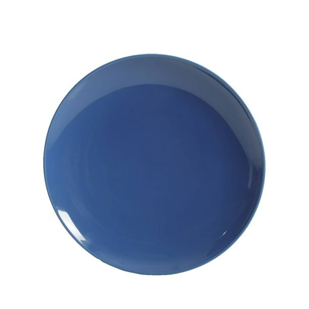 Vajilla Mainstays Colorine de Cerámica Azul 16 Piezas