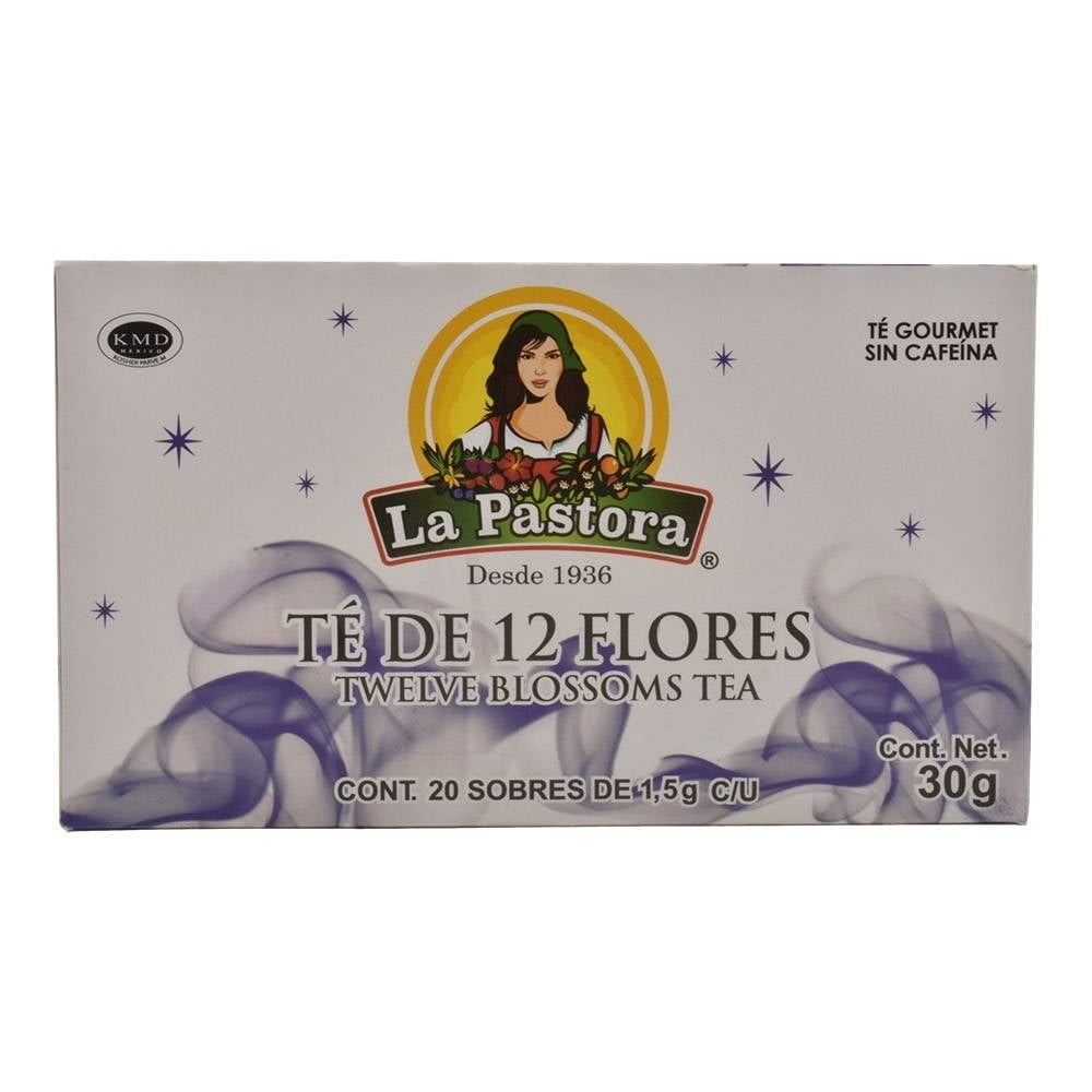 Té De 12 Flores La Pastora 20 Sobres De 15 G Cu Walmart 5055