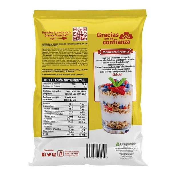 🔎 Hoy en nuestra sección de cambios inteligentes: almohaditas y granola!  🔎usamos la granola de INTEGRA para la comparación y un promedio e…