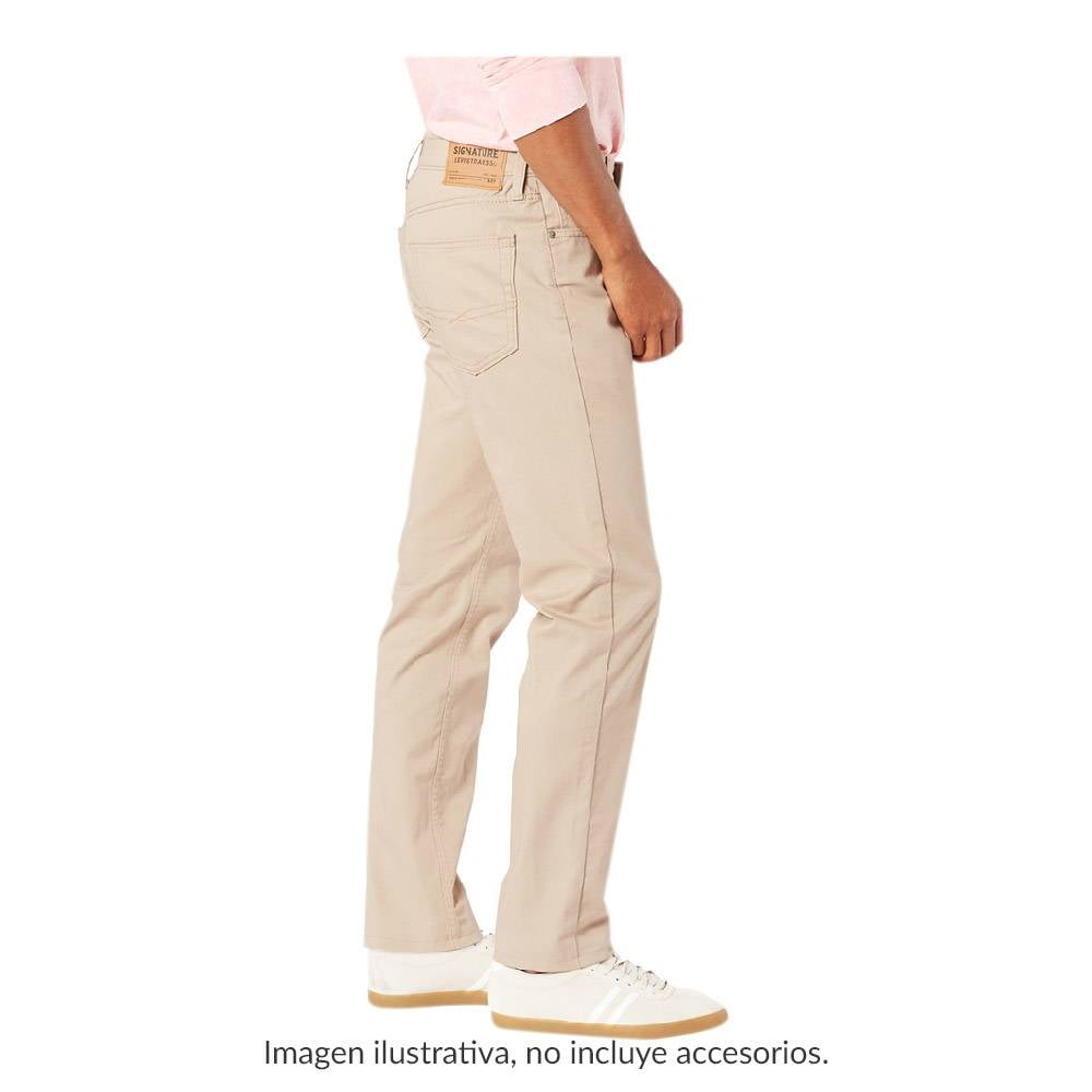 Pantalon slim online beige