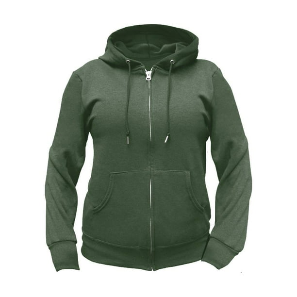 Sudadera para Mujer Fuit Of The Loom Talla M Sudadera c/cierre y