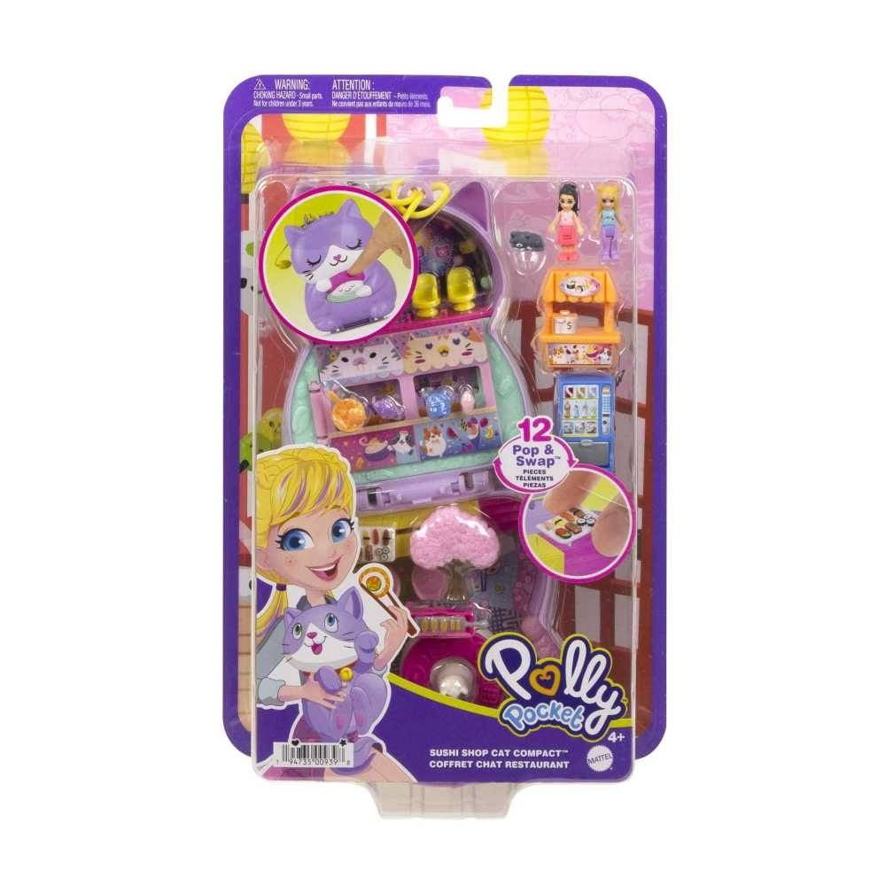 Set de Juego Polly Pocket Estuche de Aventura de Gatito