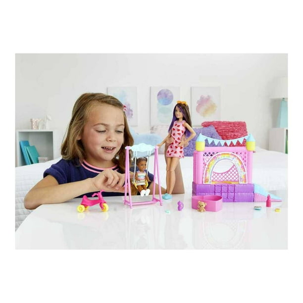 Muñeca Barbie Skipper Babysitter Parque de Juegos
