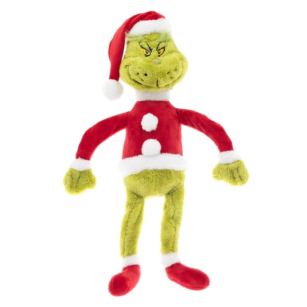 Grinch Grande Peluche/Mascotte de Noël Brillante 50 cm