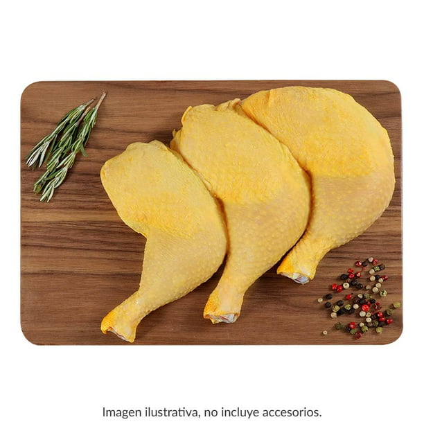 Pierna y muslo de pollo con piel  kg aprox | Walmart