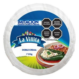 Imitación Queso doble crema La Villita redondo por kilo | Walmart
