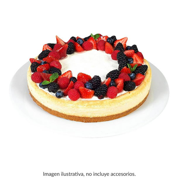 Cheesecake crema pastelera con frutos por pieza | Walmart