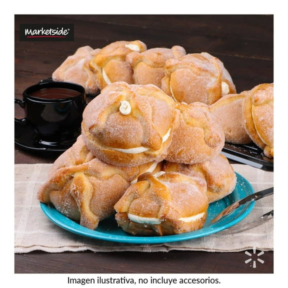 Paquete pan de muerto Marketside relleno de crema pastelera 6 piezas