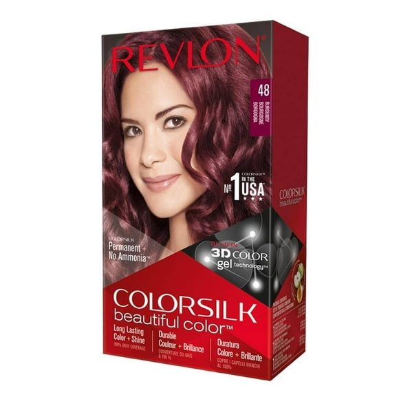 tinte para cabello revlon beautiful color 48 borgoña
