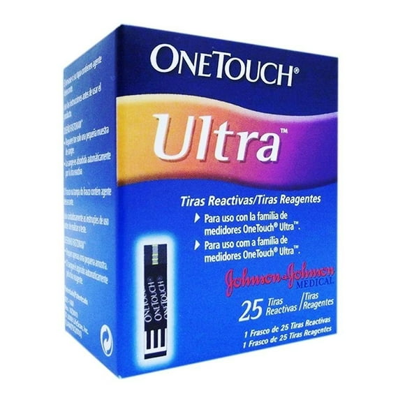 Tiras reactivas One Touch Ultra 25 pzas