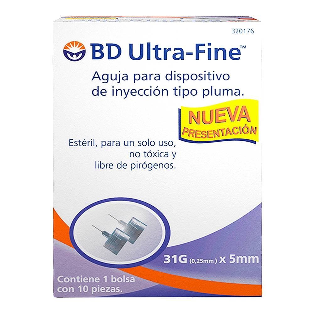 Aguja para Insulina Ultra-Fine BD x100
