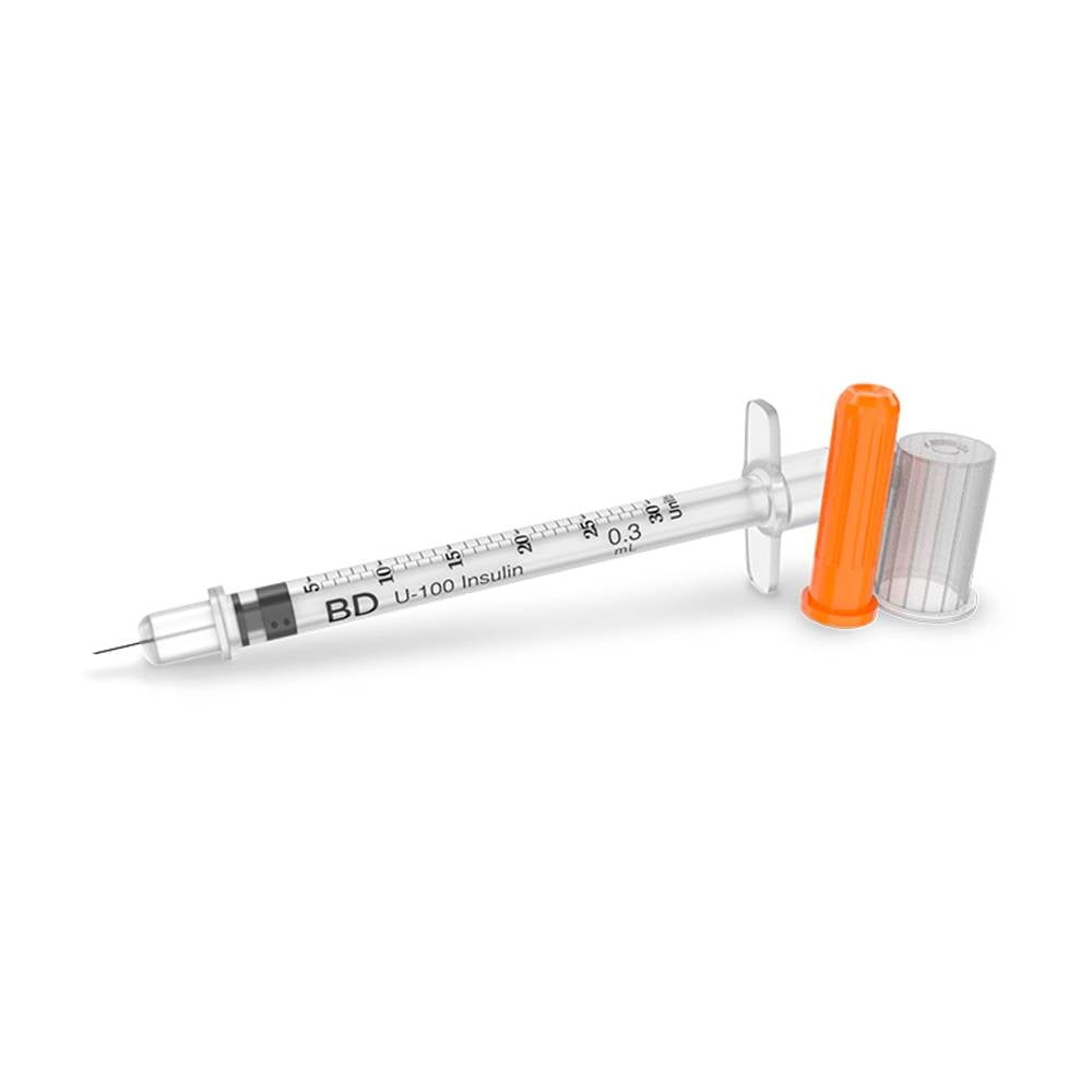 Alargar Racional Corroer Jeringas para insulina BD Ultra Fine 6 mm U-100, 0.3 ml 30 pzas | Walmart