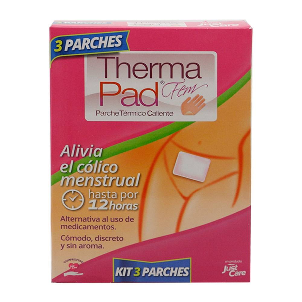 Parche Térmico Saba V-Calma para Cólico Menstrual, 3 pzas.