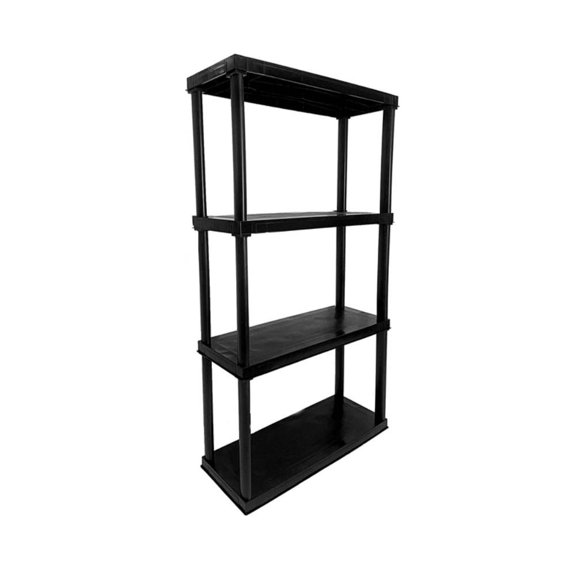 Estante Easy Shelve de plástico 4 niveles color negro