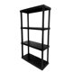 thumbnail image 4 of Estante Easy Shelve de plástico 4 niveles color negro, 4 of 4