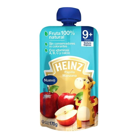 Papilla Heinz pouch sabor manzana 170 g