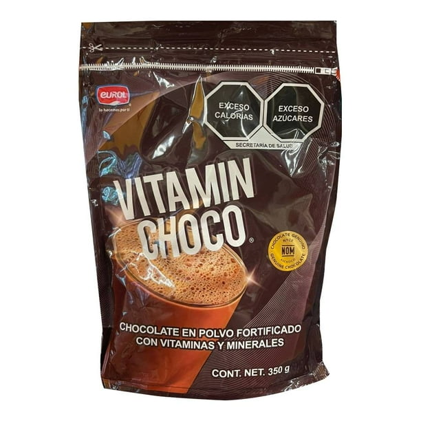 Chocolate en polvo Eurol Vitamin Choco genius 350 g
