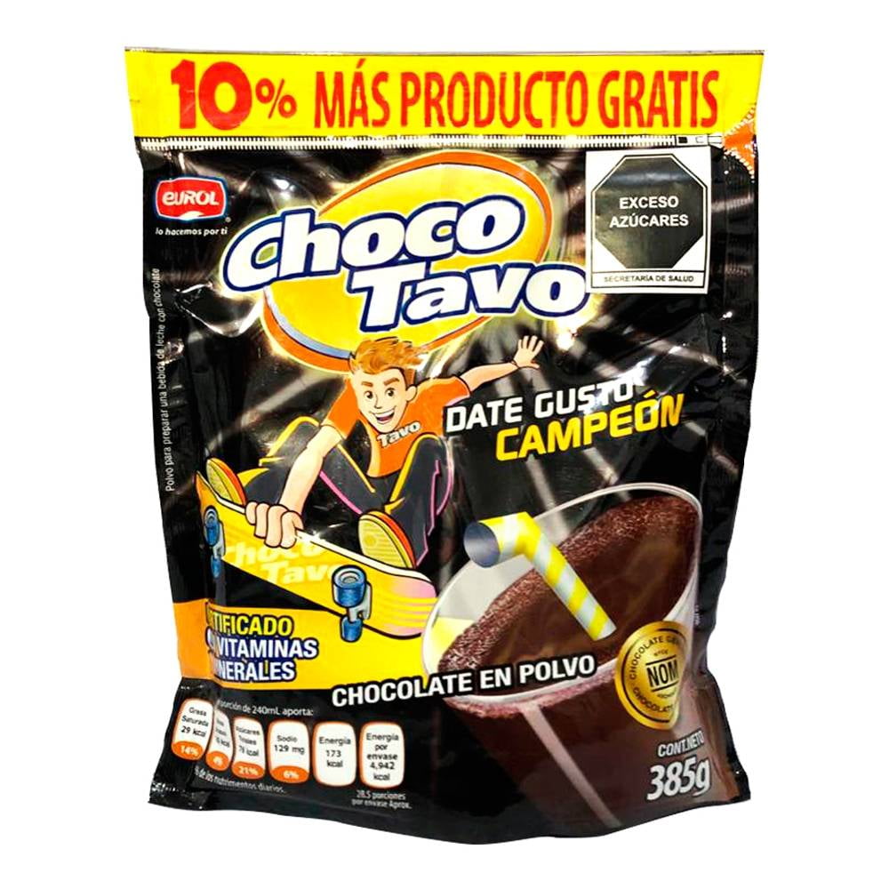 Chocolate en polvo Choco Tavo 385 g Walmart