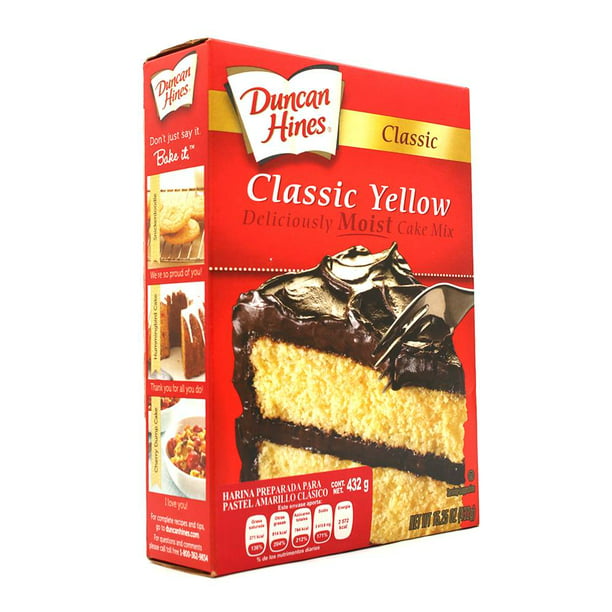 Harina para preparar pastel Duncan Hines amarillo clásico 432 g | Walmart