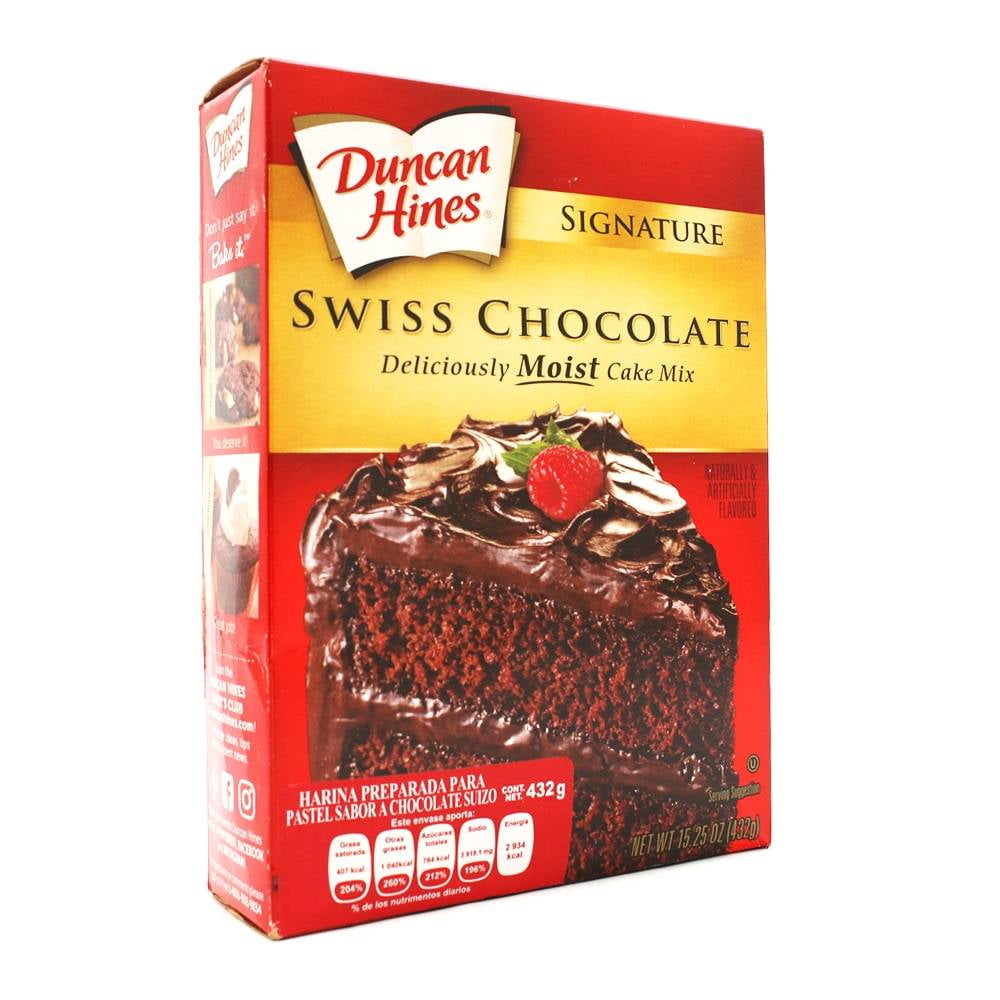 Harina para preparar pastel Duncan Hines sabor a chocolate suizo 432 g |  Walmart