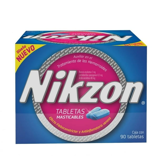 Nikzon 90 tabletas masticables