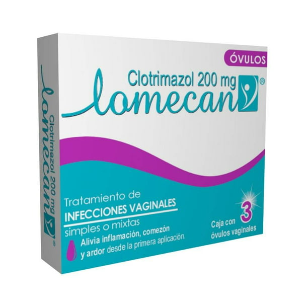 Lomecan V 200 Mg 3 óvulos Vaginales Walmart 4701