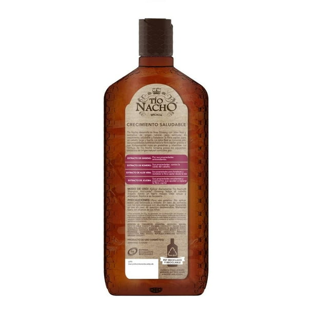 Shampoo Tío Nacho anti-caída herbolaria mexicana 415 ml