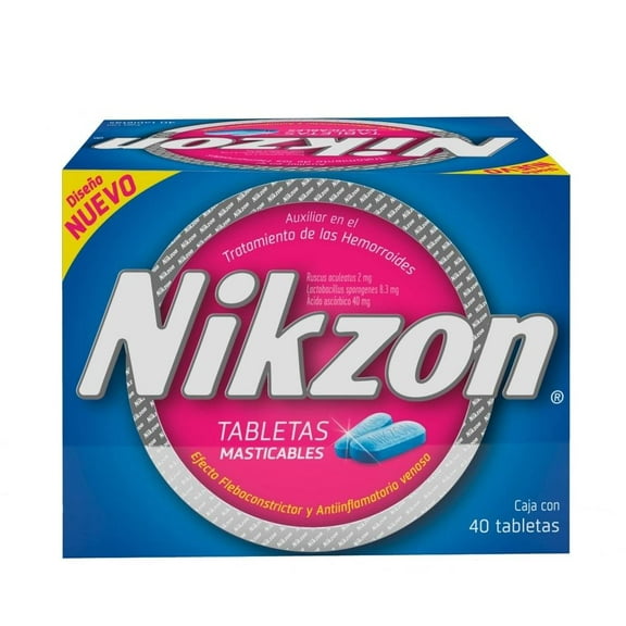 Nikzon 40 tabletas masticables