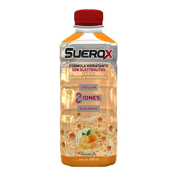 Bebida hidratante Suerox naranja-mandarina 0 azúcar 630 ml