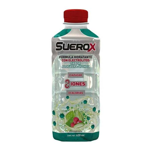 Bebida hidratante Suerox aloe vera y lychee 0 azúcar 630 ml