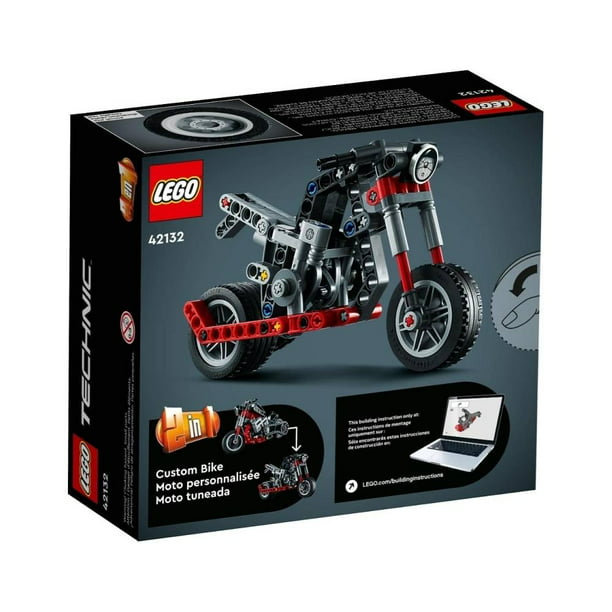 LEGO Technic - Kit de construcción de motocicleta a aventura 42132, modelo  2 en 1, juguete de motocicleta, regalo de cumpleaños para niños, niños y