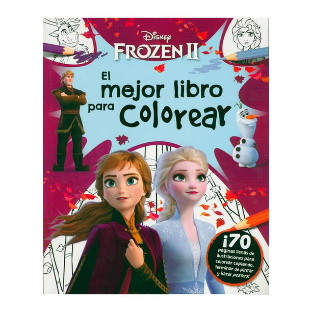 El Mejor Libro para Colorear Frozen II Silver Dolphin Disney