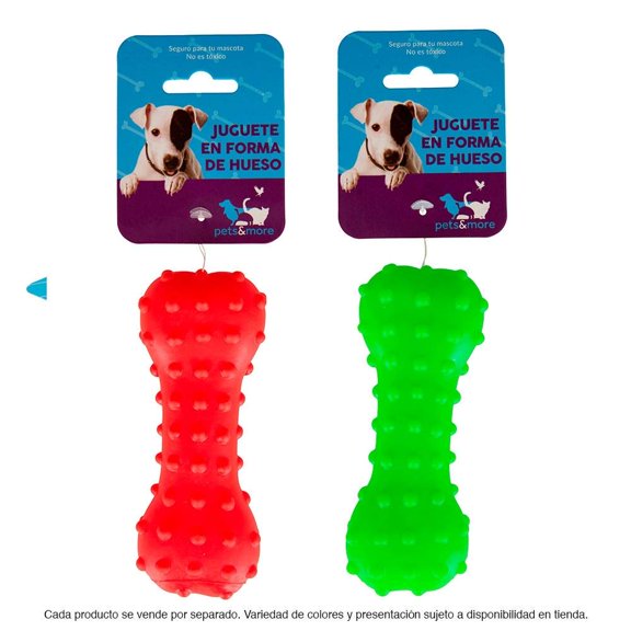 Juguete para Perro Pets&More Hueso Varios Colores 1 Pza