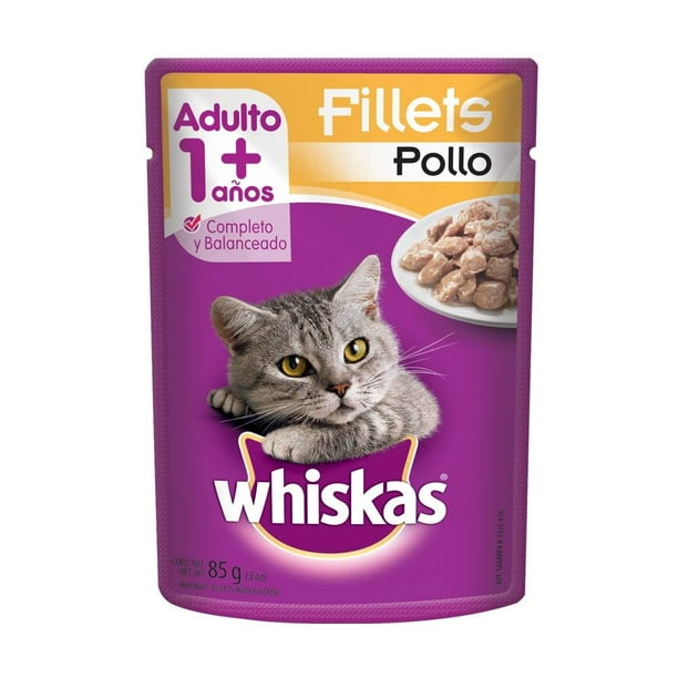 Alimento para Gato Whiskas Filetes Pollo Adulto 85 g