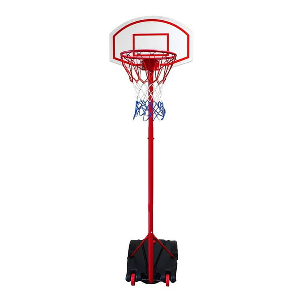 derivación arpón atención Canasta de Basketball Athletic Works Sports 20350-WM Ajustable Rojo |  Walmart