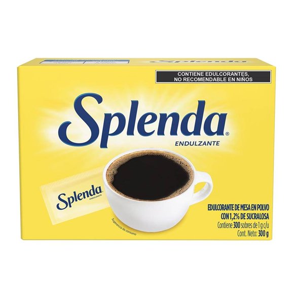 Endulzante Splenda 300 sobres de 1 g c/u