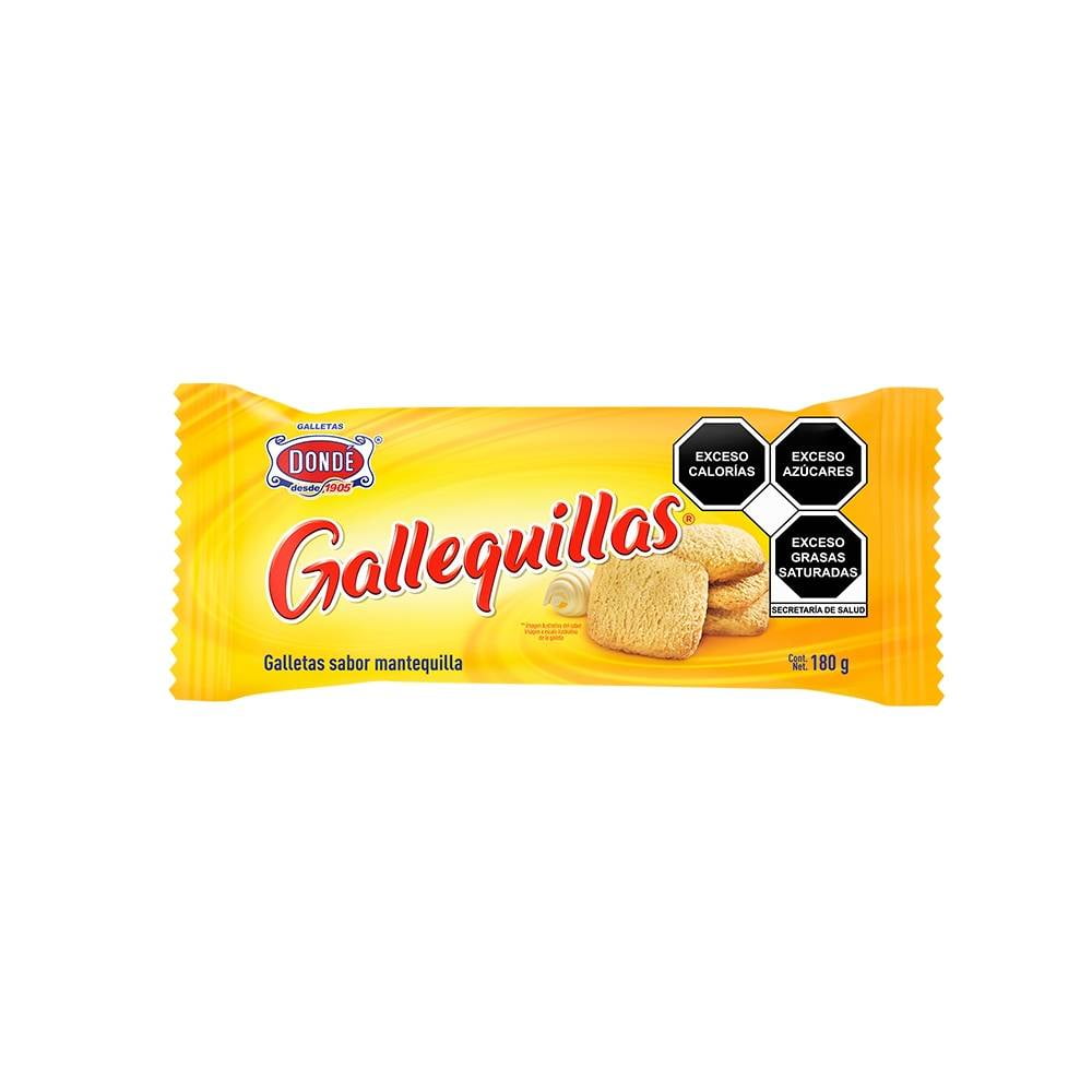 Galletas Dondé Gallequillas mantequilla 180 g
