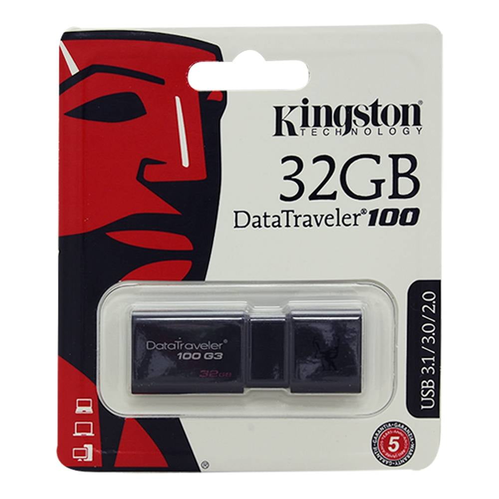 Destierro Muestra Amasar Memoria USB Kingston Data Traveler 32 GB Negra | Walmart